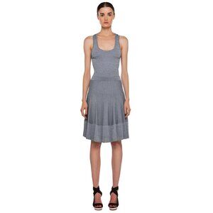 A.L.C. Ariana Dress Healther Gray / Black Size S